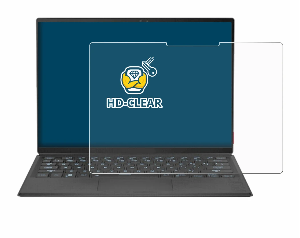 Image de l'appareil ASUS Rog Flow Z13 2022 avec une grande variété de protections d'écran.