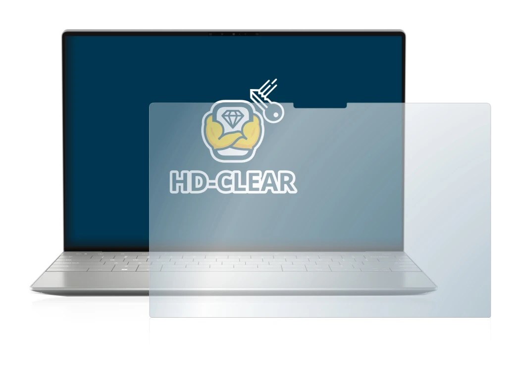 Image de l'appareil Dell XPS 13 Plus 9320 Touch avec une grande variété de protections d'écran.