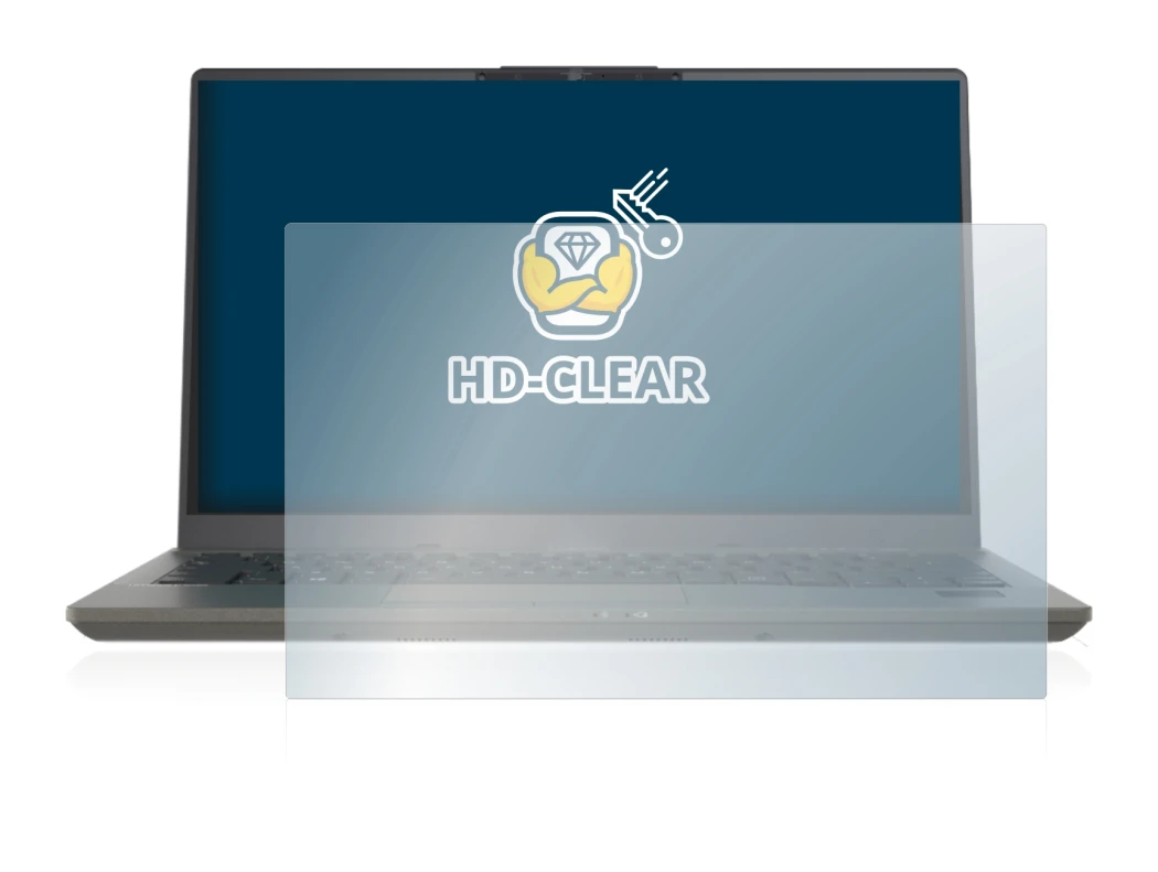 Image de l'appareil Fujitsu Lifebook U7411 avec une grande variété de protections d'écran.