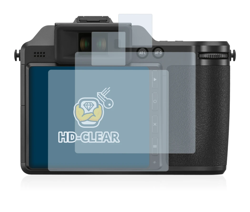 Image de l'appareil Hasselblad X2D 100C avec une grande variété de protections d'écran.