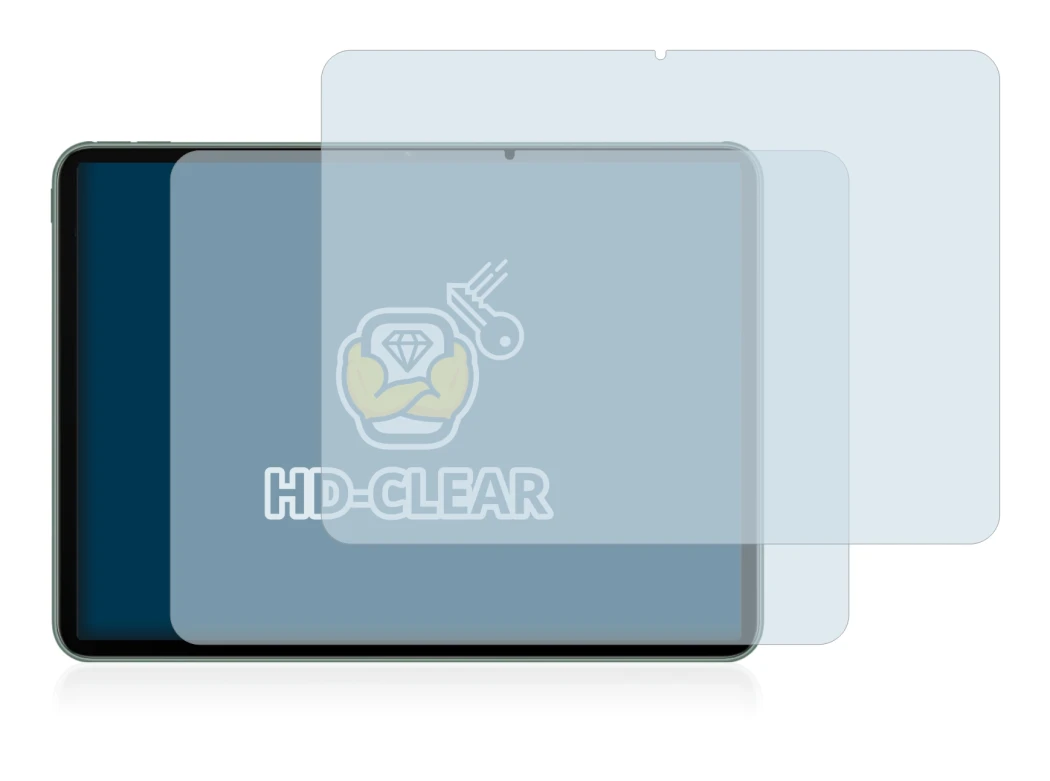 Image de l'appareil OnePlus Pad avec une grande variété de protections d'écran.