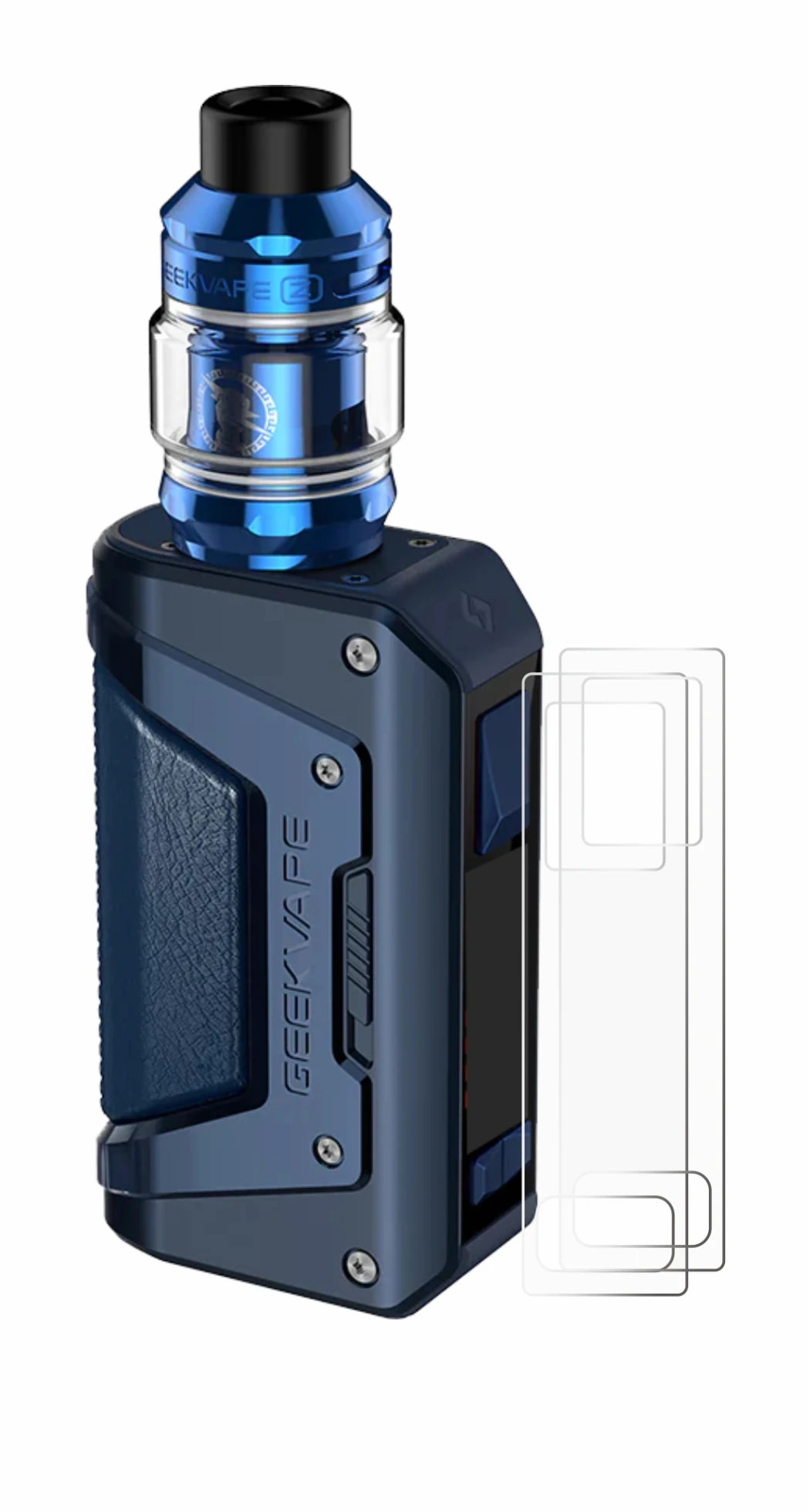 Image de l'appareil GeekVape Aegis Legend 2 L200 avec une grande variété de protections d'écran.