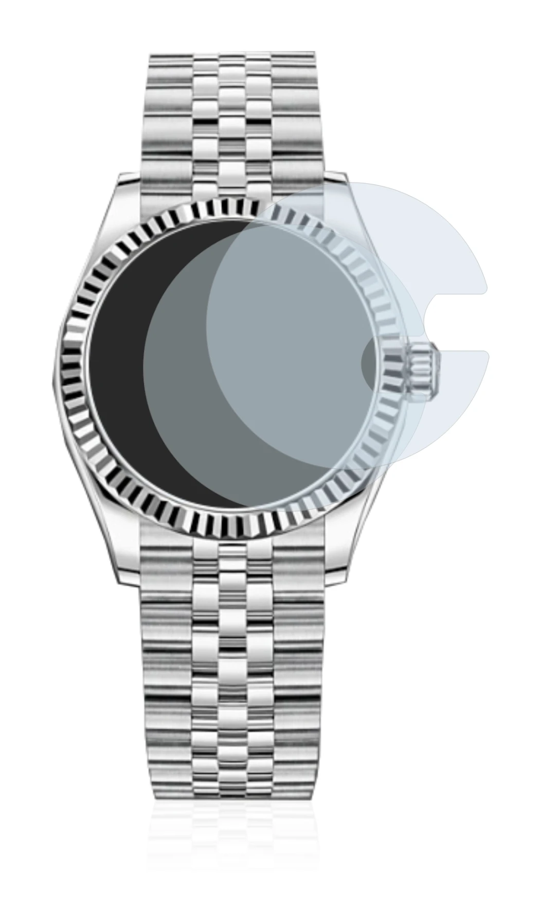 Image de l'appareil Rolex Datejust 31 avec une grande variété de protections d'écran.
