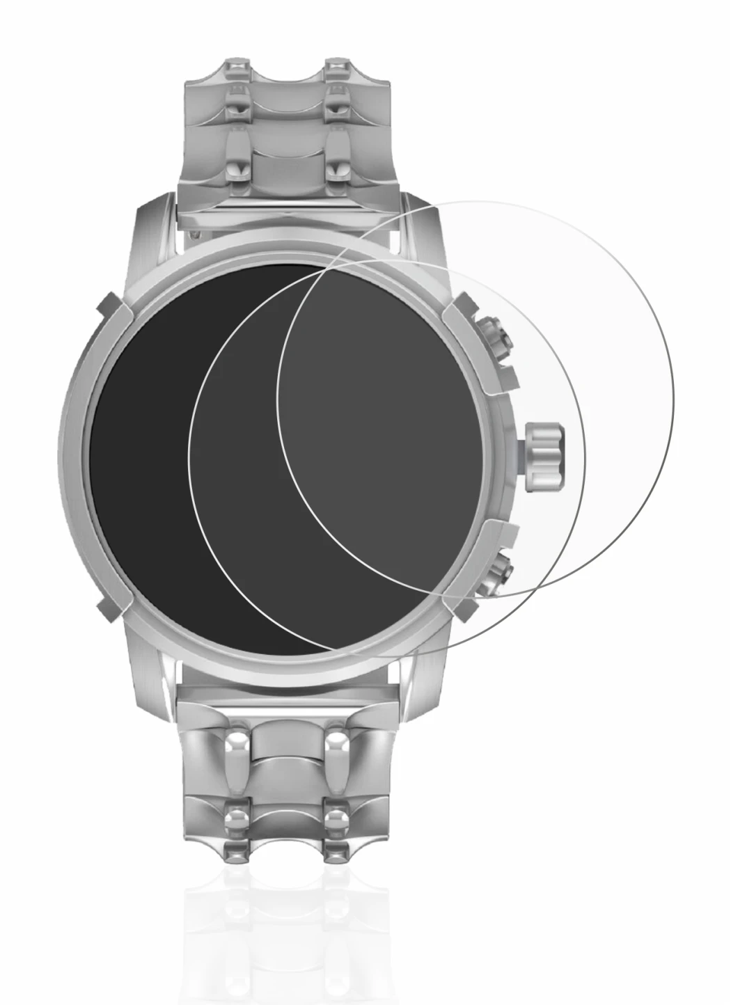 Image de l'appareil Diesel Griffed (45,5 mm) avec une grande variété de protections d'écran.