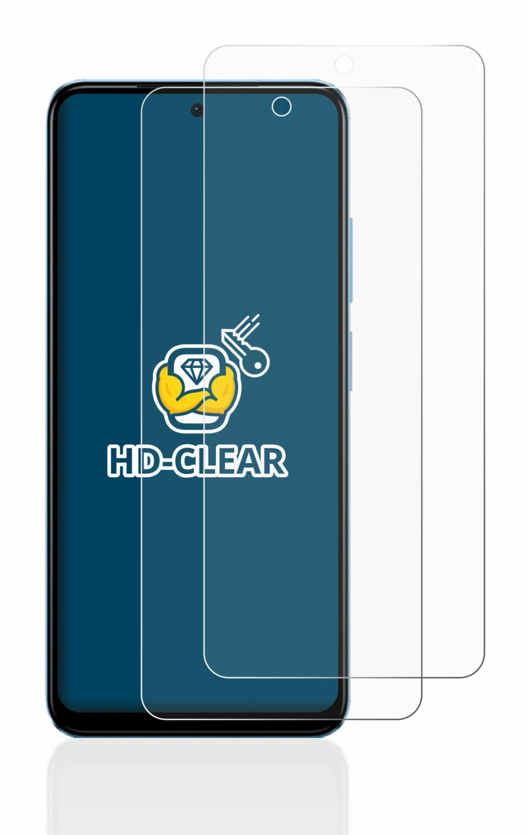 Image de l'appareil Xiaomi Redmi Note 12S avec une grande variété de protections d'écran.