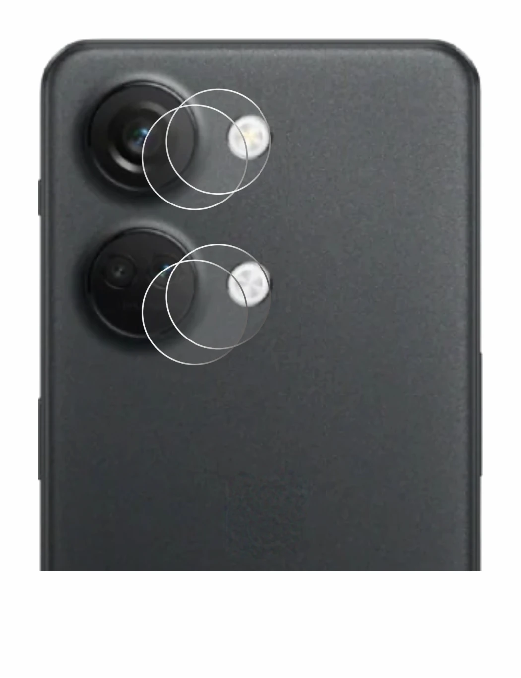 Image de l'appareil OnePlus Nord 3 5G (Caméra UNIQUEMENT) avec une grande variété de protections d'écran.