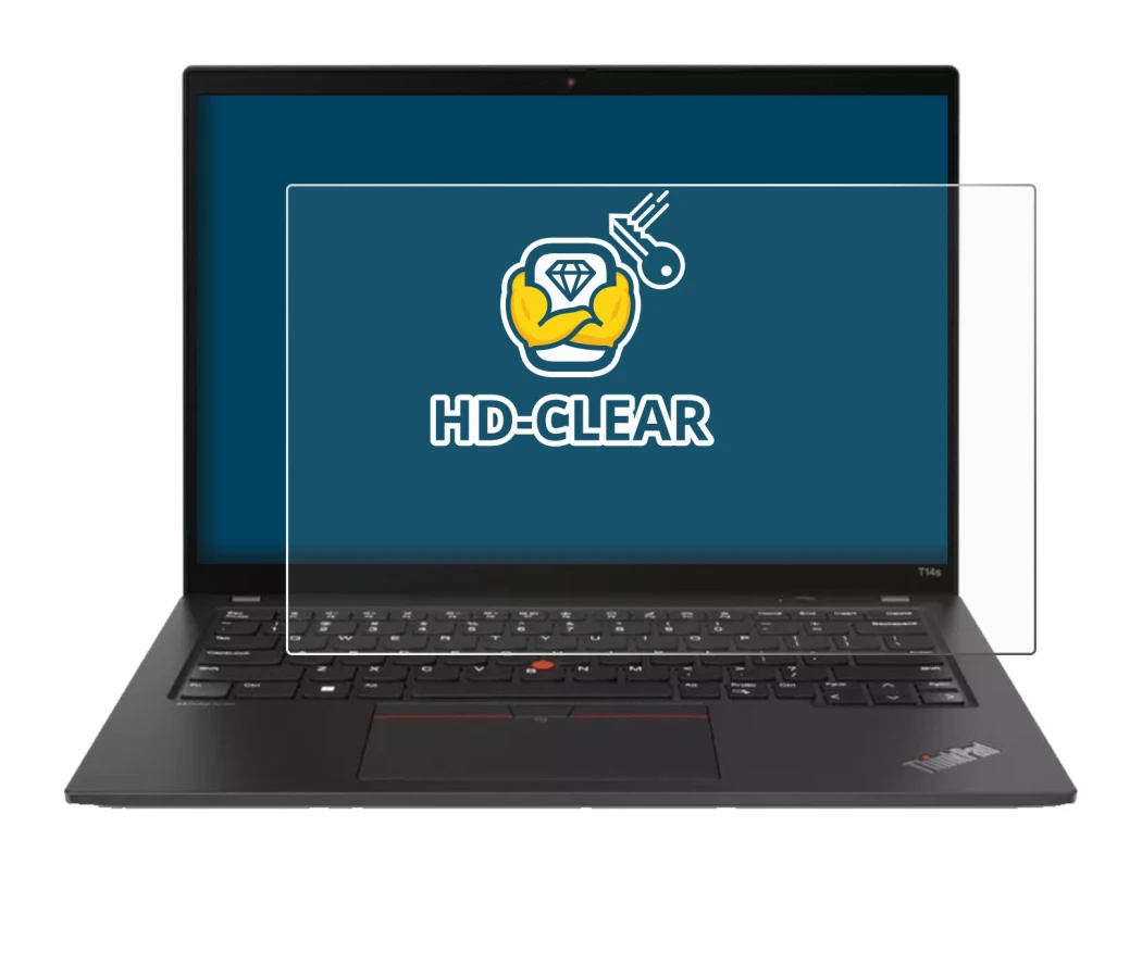 Image de l'appareil Lenovo ThinkPad T14s Gen 4 avec une grande variété de protections d'écran.
