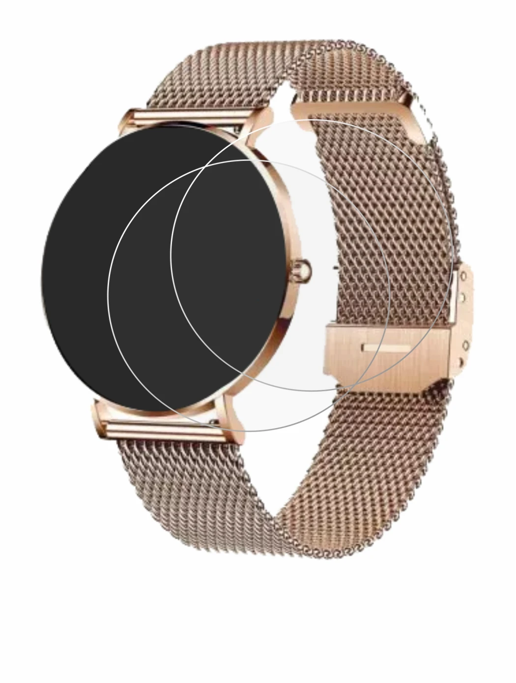 Image de l'appareil Xcoast X-Watch Siona 2 avec une grande variété de protections d'écran.