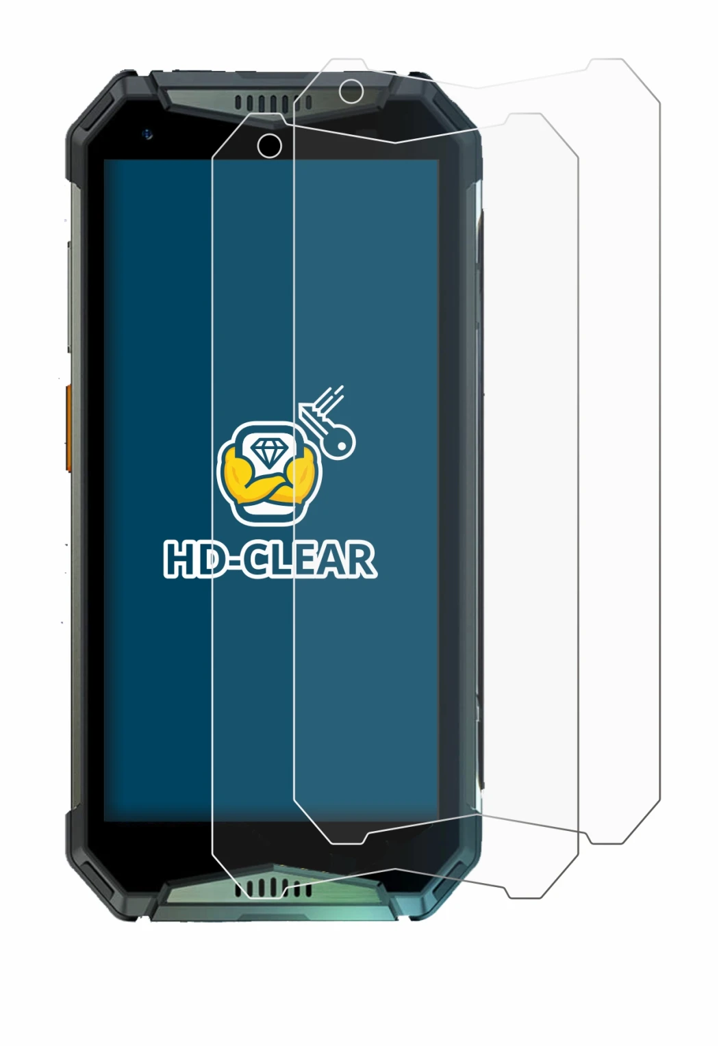 Image de l'appareil Ulefone Armor 20WT avec une grande variété de protections d'écran.