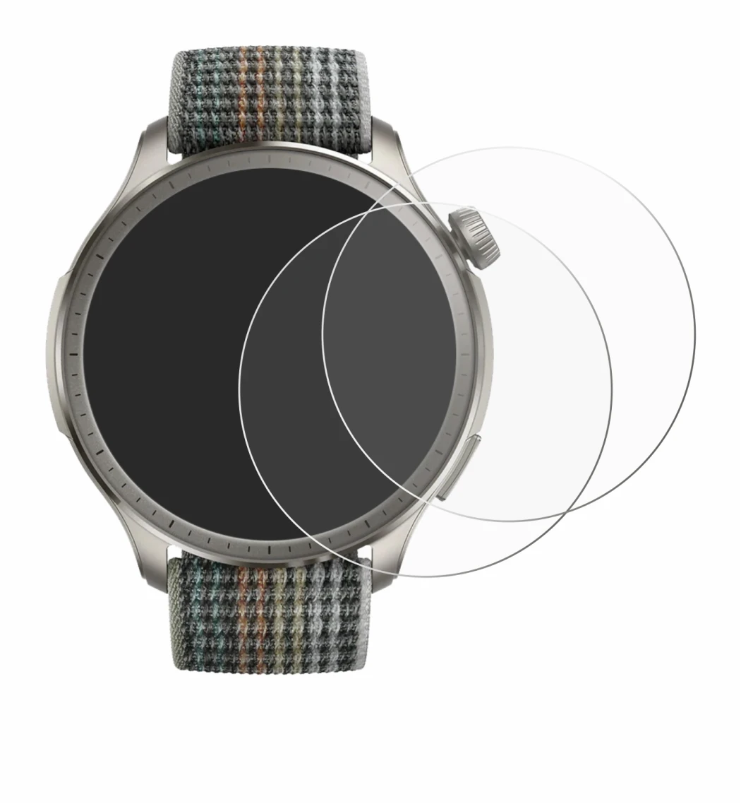 Image de l'appareil Huami Amazfit Balance avec une grande variété de protections d'écran.