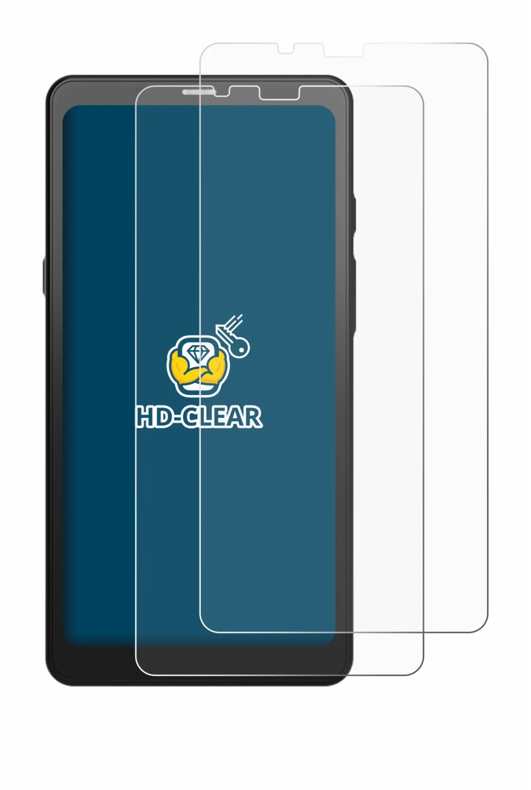 Image de l'appareil Boox Palma avec une grande variété de protections d'écran.