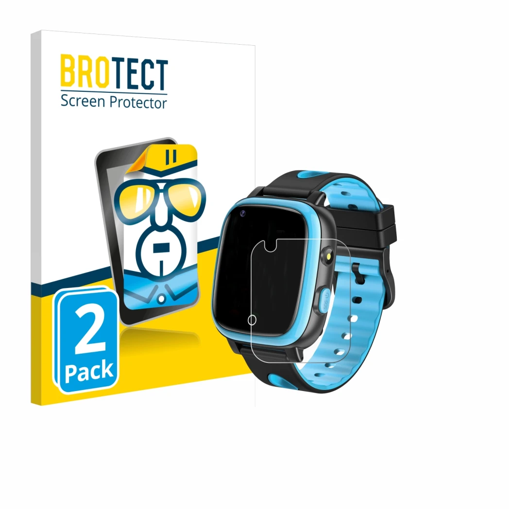 Face avant d’un emballage produit avec le logo de la marque BROTECT. À côté, l’appareil Aduogeng T5 est représenté avec la pro