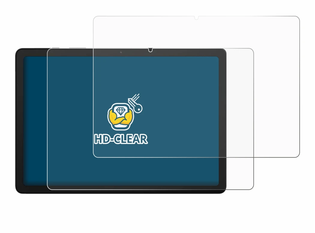 Image de l'appareil Samsung Galaxy Tab A9 Plus WiFi avec une grande variété de protections d'écran.