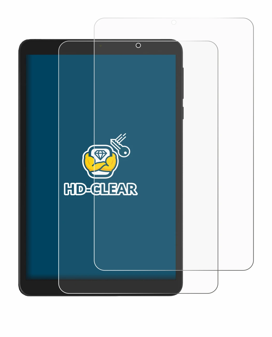 Image de l'appareil Doogee T20 Mini avec une grande variété de protections d'écran.