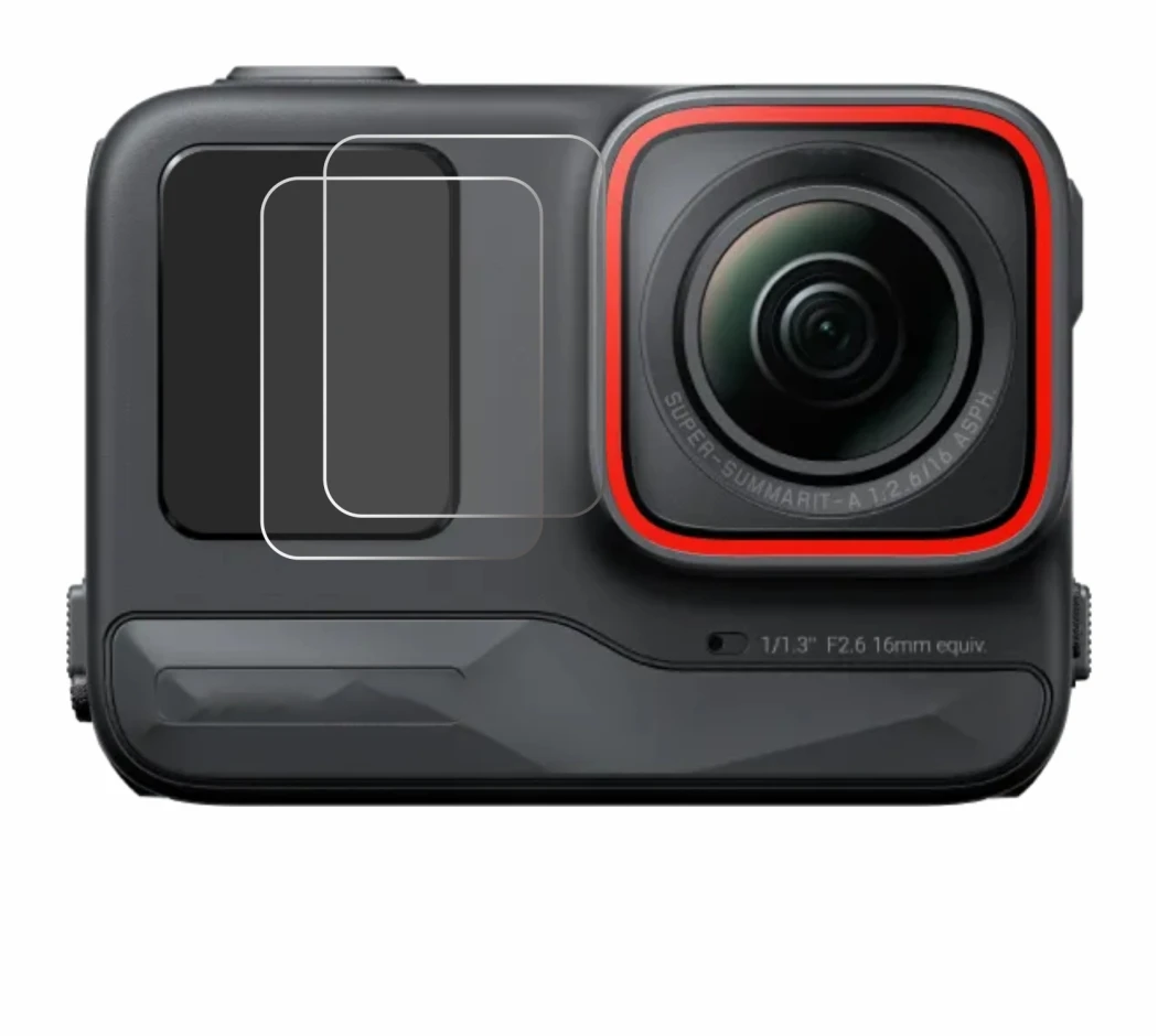 Image de l'appareil Insta360 Ace Pro (Affichage avant) avec une grande variété de protections d'écran.