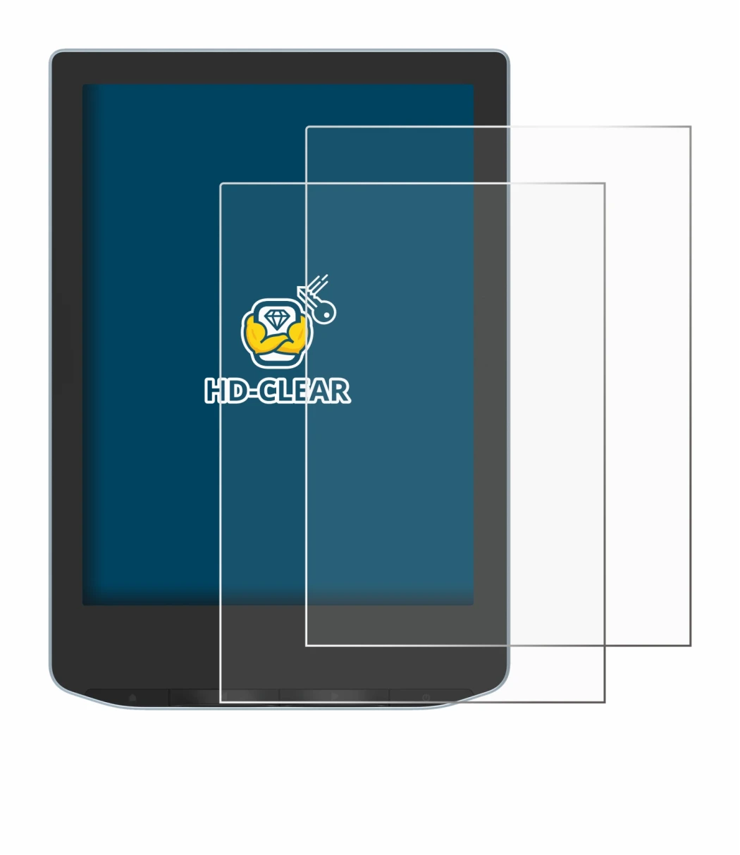 Image de l'appareil Vivlio Light HD avec une grande variété de protections d'écran.