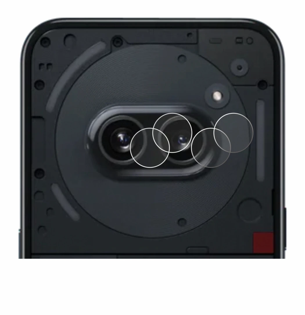 Image de l'appareil Nothing Phone (2a) (Caméra UNIQUEMENT) avec une grande variété de protections d'écran.