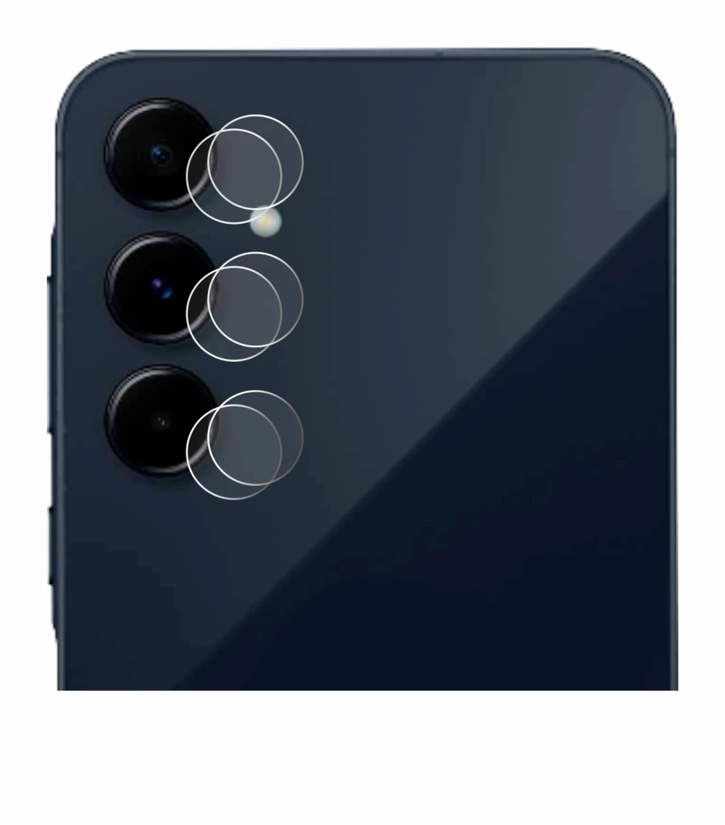 Image de l'appareil Samsung Galaxy A35 5G (Caméra UNIQUEMENT) avec une grande variété de protections d'écran.