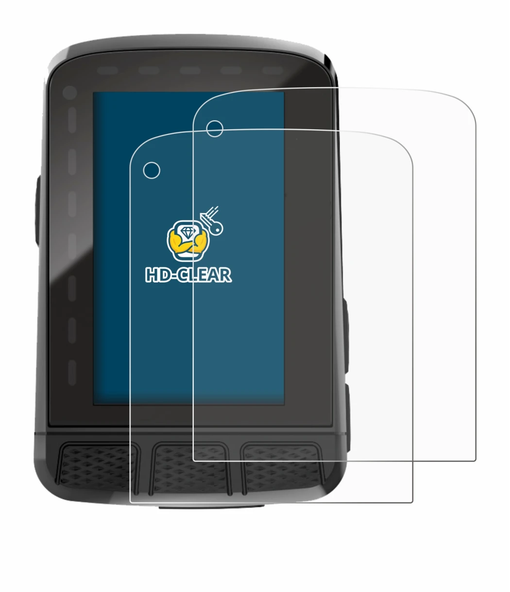Image de l'appareil Wahoo Elemnt Roam V2 GPS avec une grande variété de protections d'écran.
