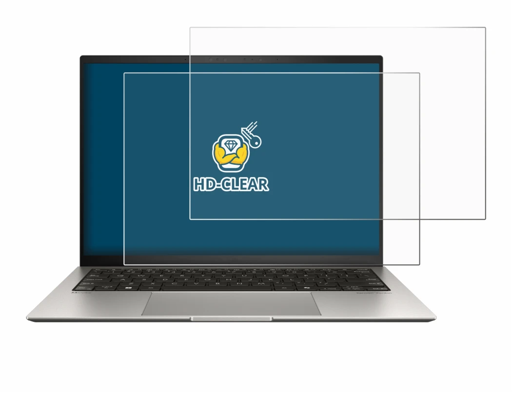 Image de l'appareil ASUS ZenBook S 13 OLED UX5304 avec une grande variété de protections d'écran.