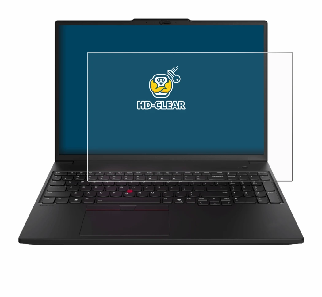 Image de l'appareil Lenovo ThinkPad P16s Gen 3 avec une grande variété de protections d'écran.