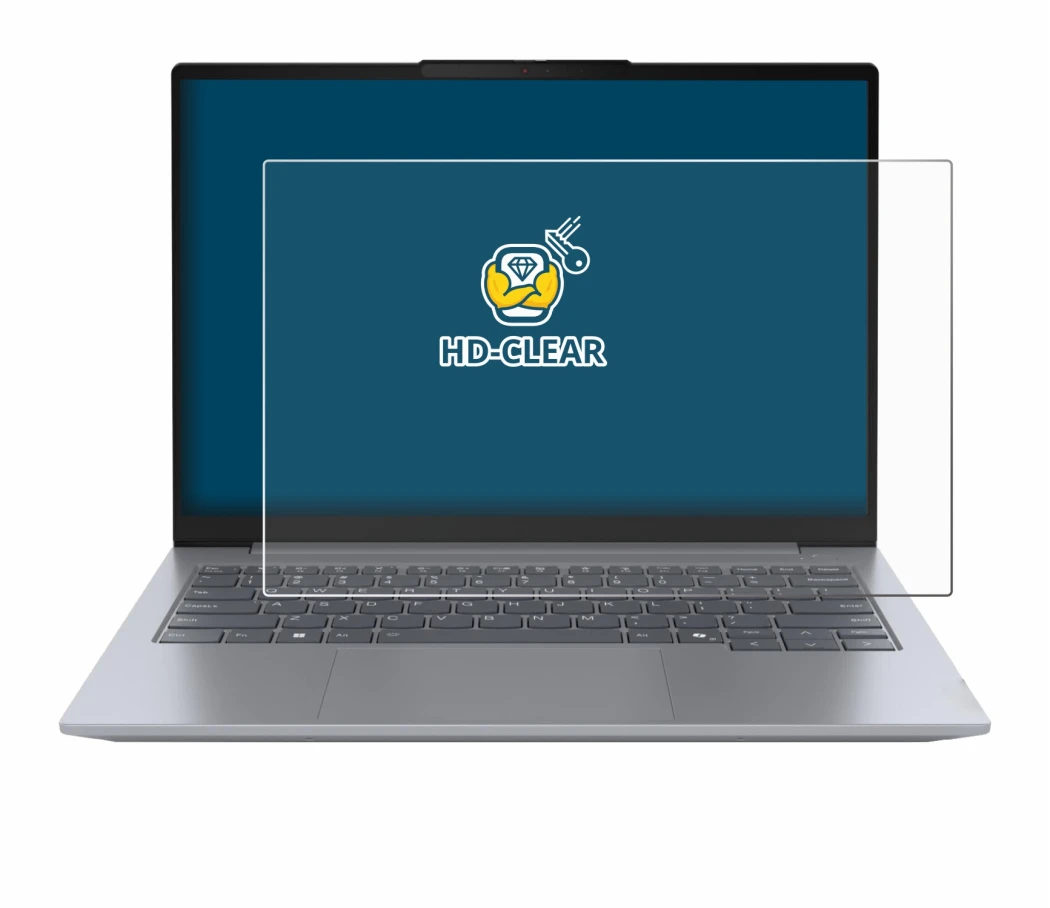 Image de l'appareil Lenovo ThinkBook 14 Gen 7 avec une grande variété de protections d'écran.