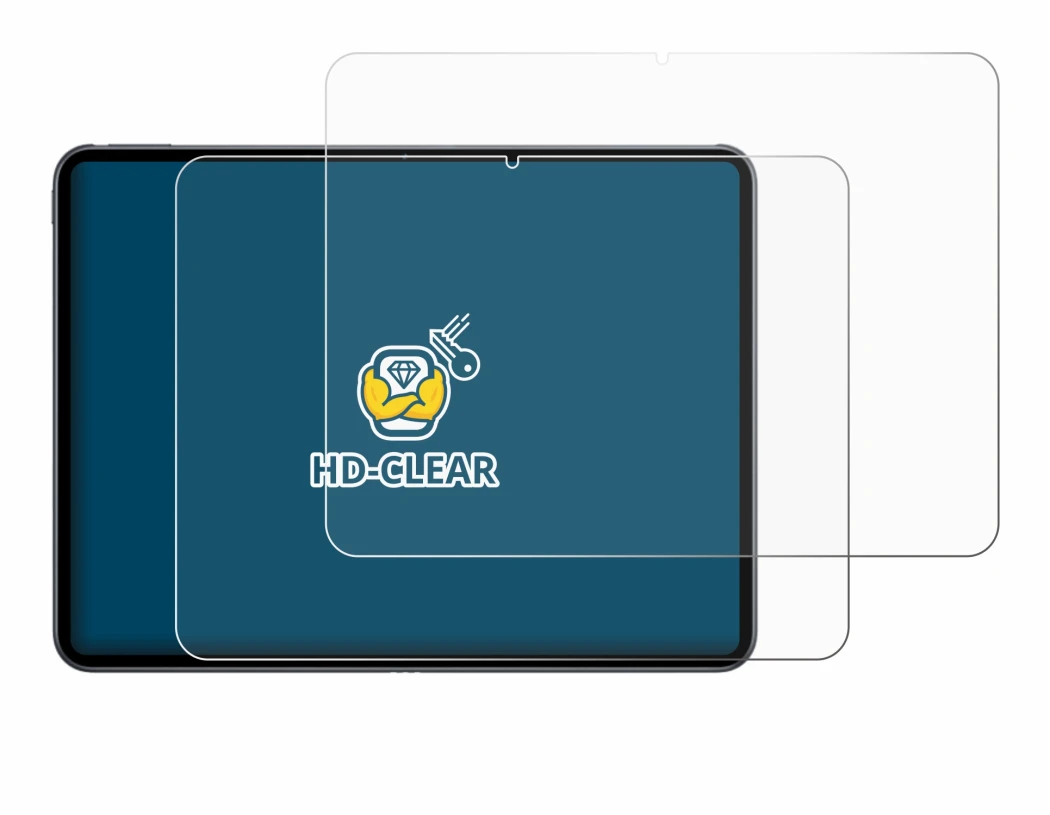 Image de l'appareil OnePlus Pad 2 avec une grande variété de protections d'écran.