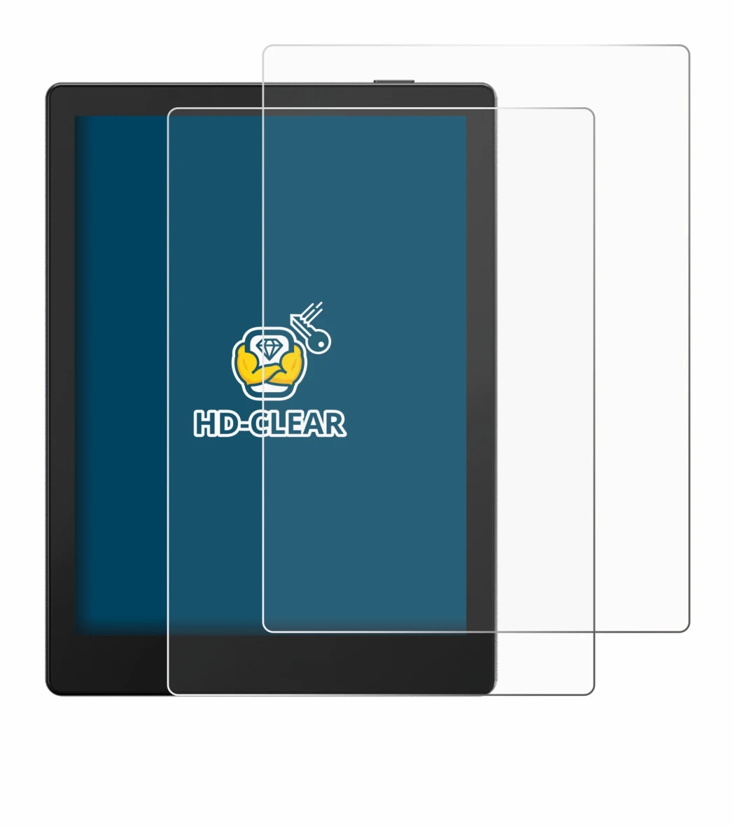 Image de l'appareil Boox Go 6 avec une grande variété de protections d'écran.