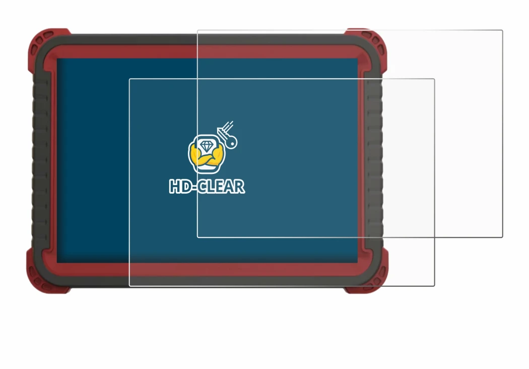 Image de l'appareil Thinktool Master 2 avec une grande variété de protections d'écran.