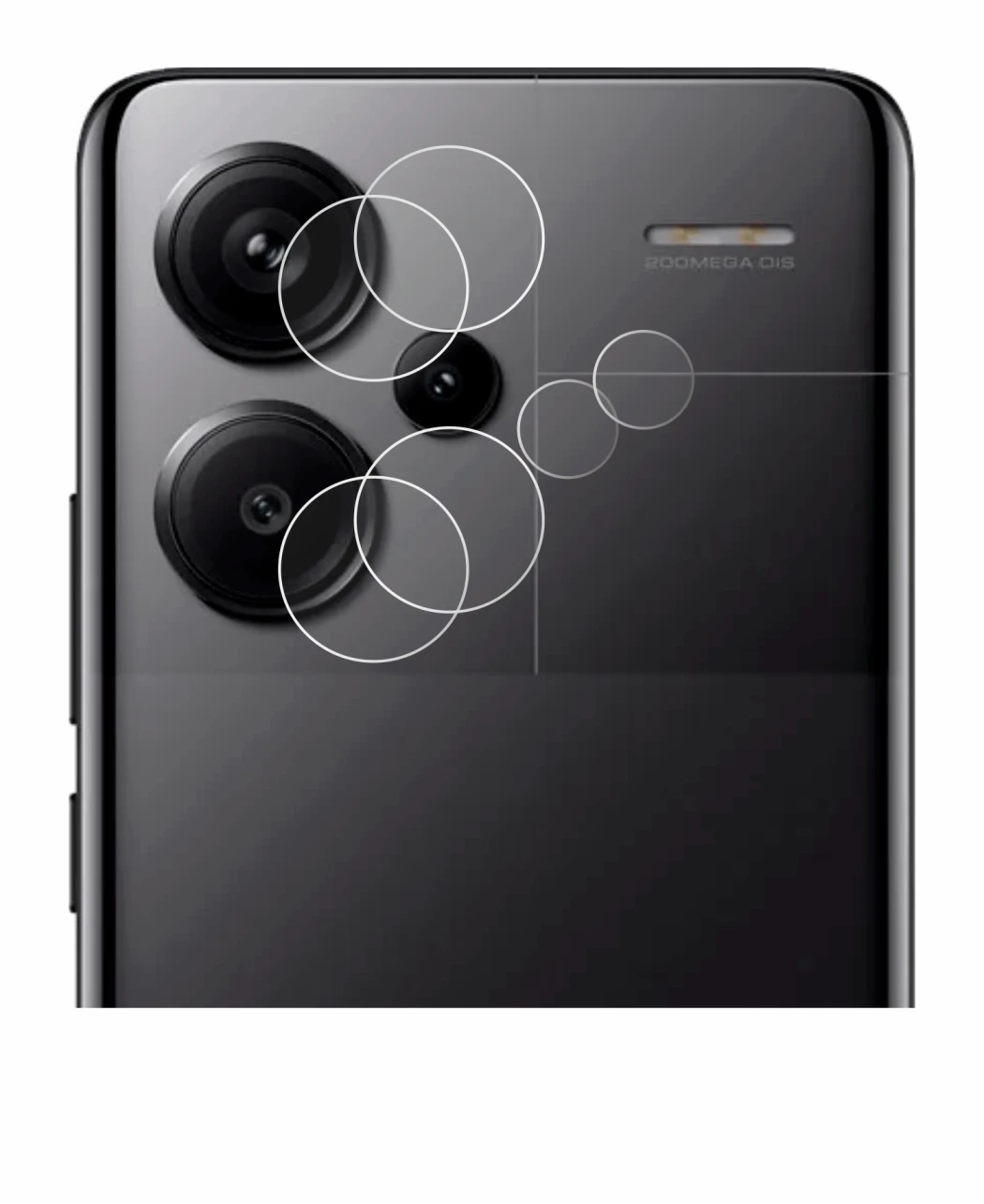 Image de l'appareil Xiaomi Redmi Note 13 Pro+ 5G (Caméra UNIQUEMENT) avec une grande variété de protections d'écran.