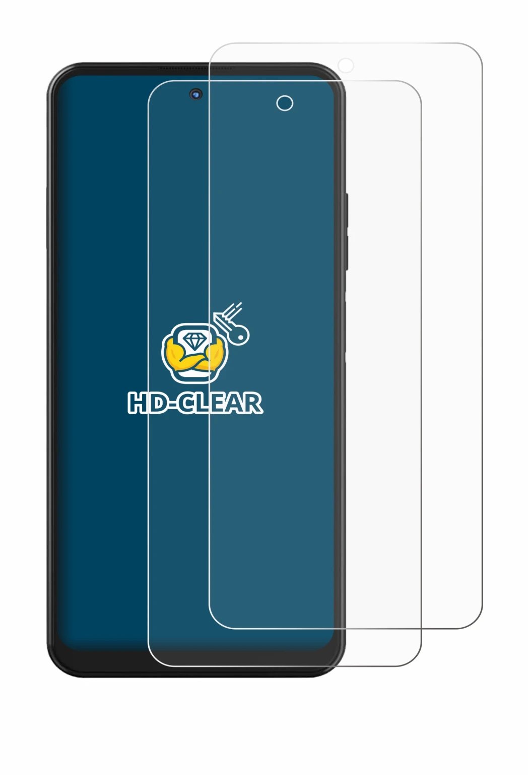 Image de l'appareil Hotwav Note 12 avec une grande variété de protections d'écran.