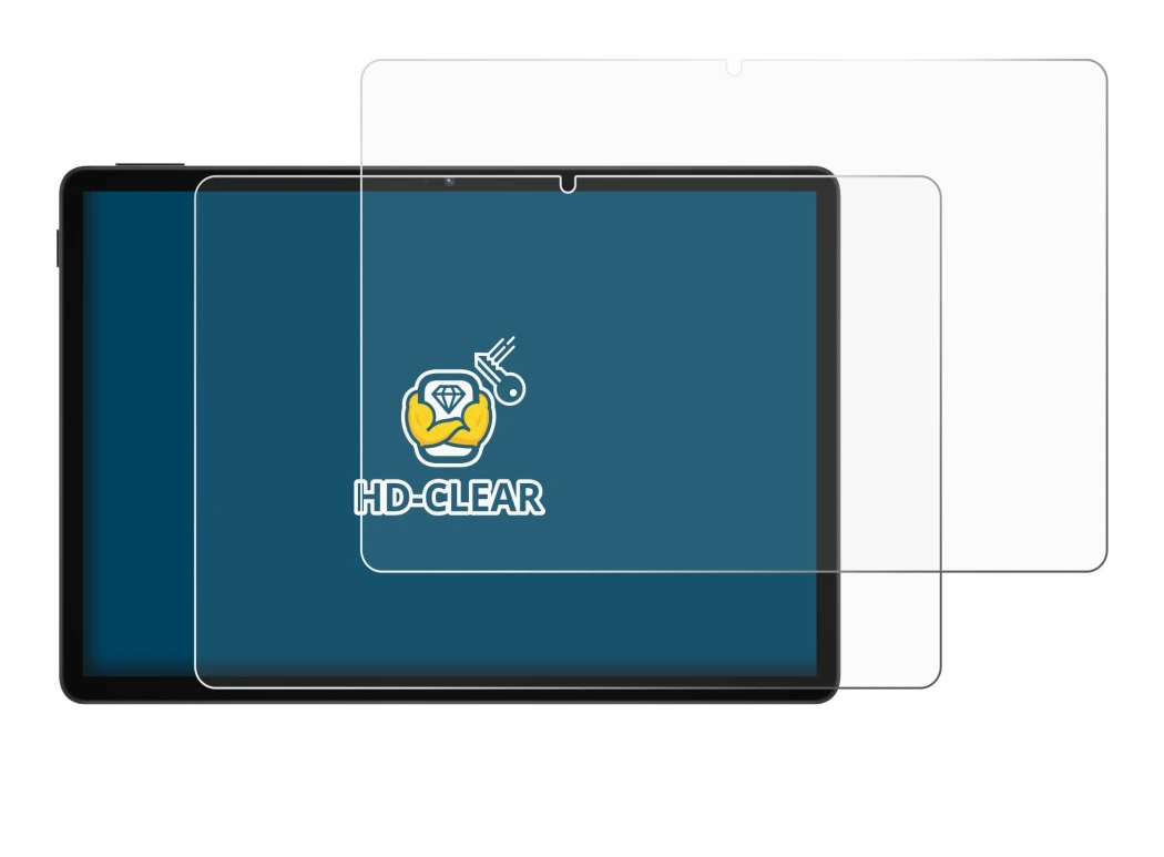 Image de l'appareil Doogee U11 avec une grande variété de protections d'écran.