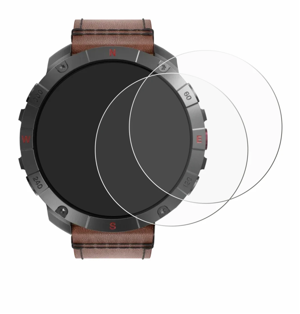 Image de l'appareil Polar Grit X2 Pro Titan avec une grande variété de protections d'écran.