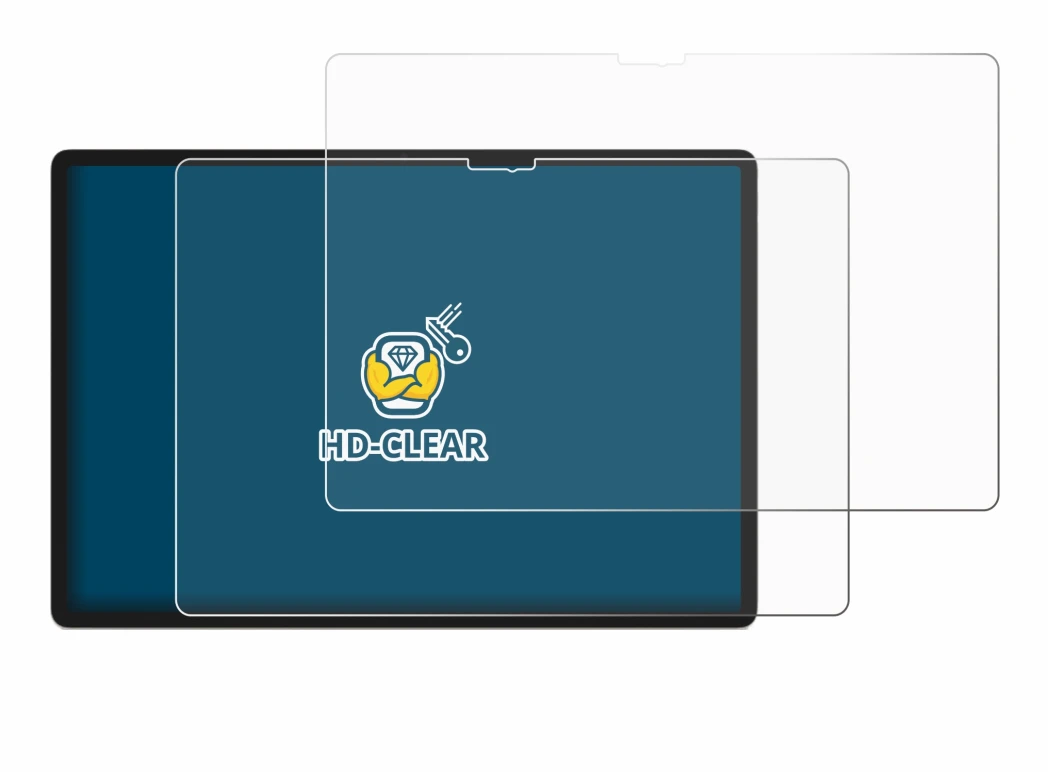 Image de l'appareil Lenovo Yoga Tab 2025 avec une grande variété de protections d'écran.