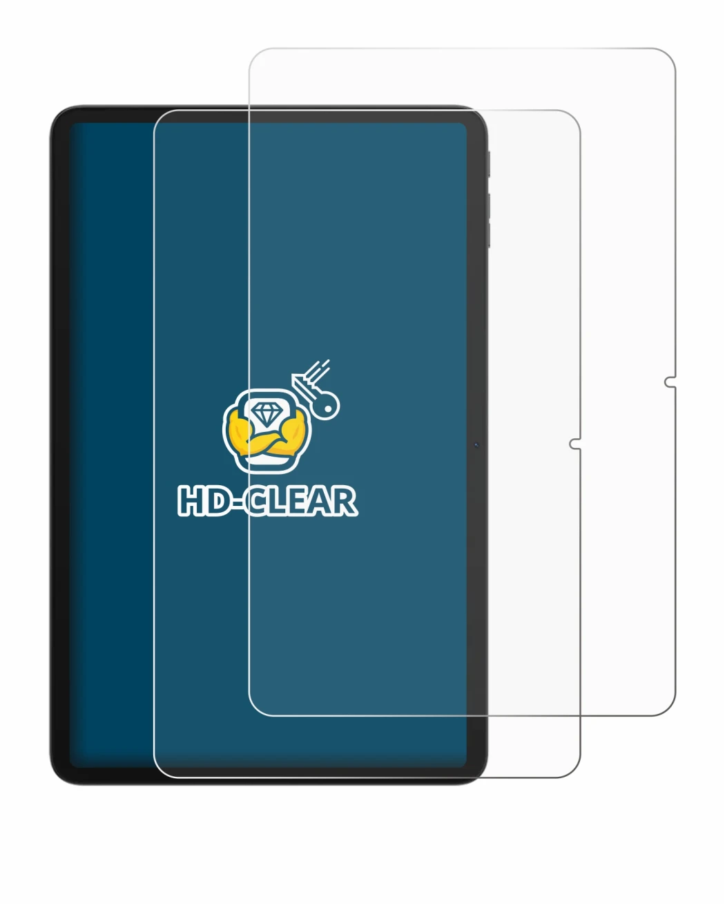 Image de l'appareil Doogee T36 avec une grande variété de protections d'écran.