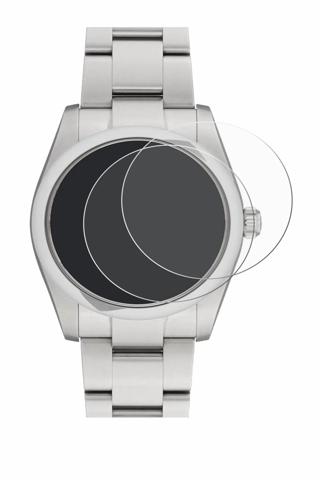 Image de l'appareil Rolex Oyster Perpetual 34 avec une grande variété de protections d'écran.