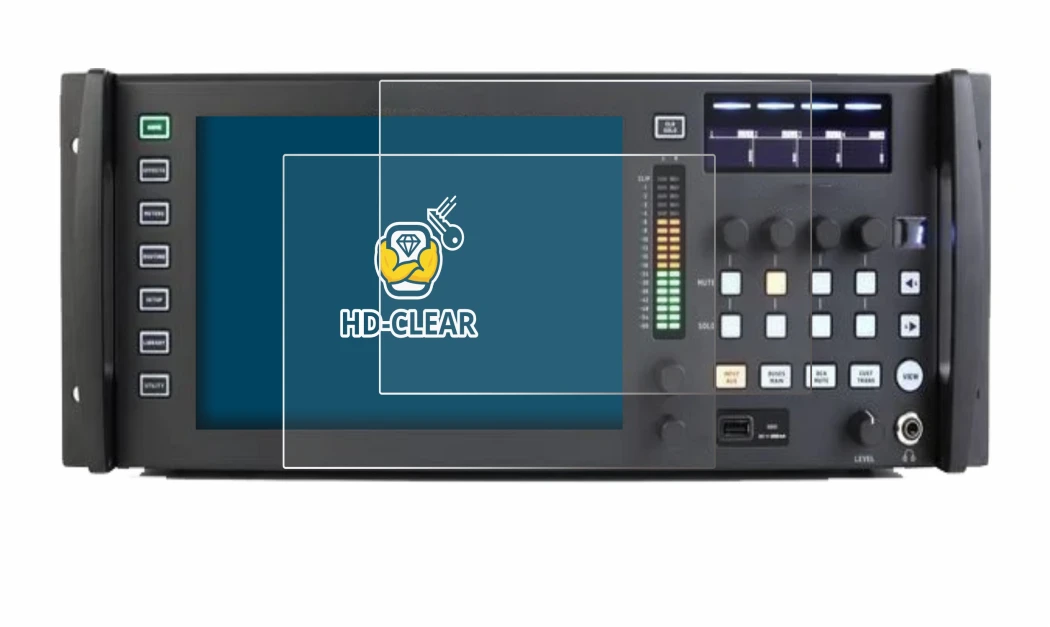 Image de l'appareil Behringer Wing Rack avec une grande variété de protections d'écran.