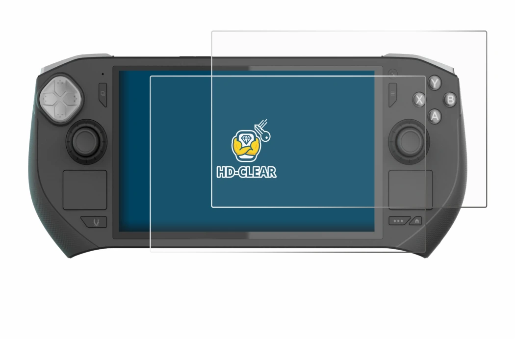 Image de l'appareil Zotac Gaming Zone avec une grande variété de protections d'écran.