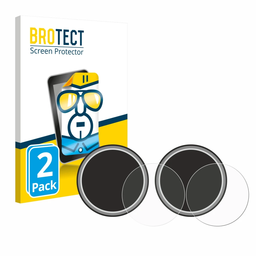 Face avant d’un emballage produit avec le logo de la marque BROTECT. À côté, l’appareil Numark NS4FX (Jog) est représenté avec