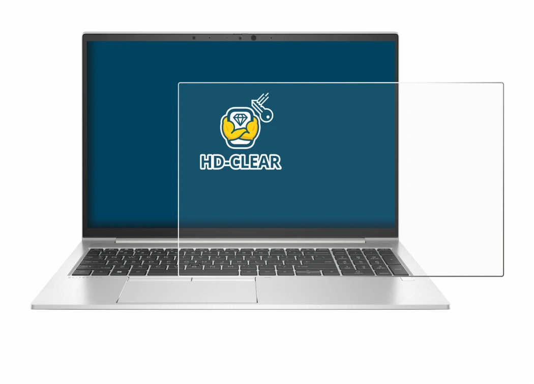 Image de l'appareil HP EliteBook 855 G8 avec une grande variété de protections d'écran.