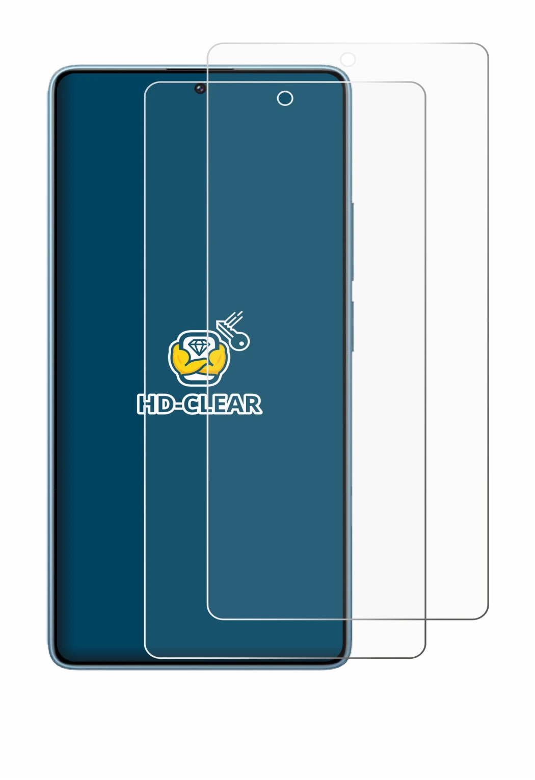 Image de l'appareil Xiaomi Redmi Note 14S avec une grande variété de protections d'écran.