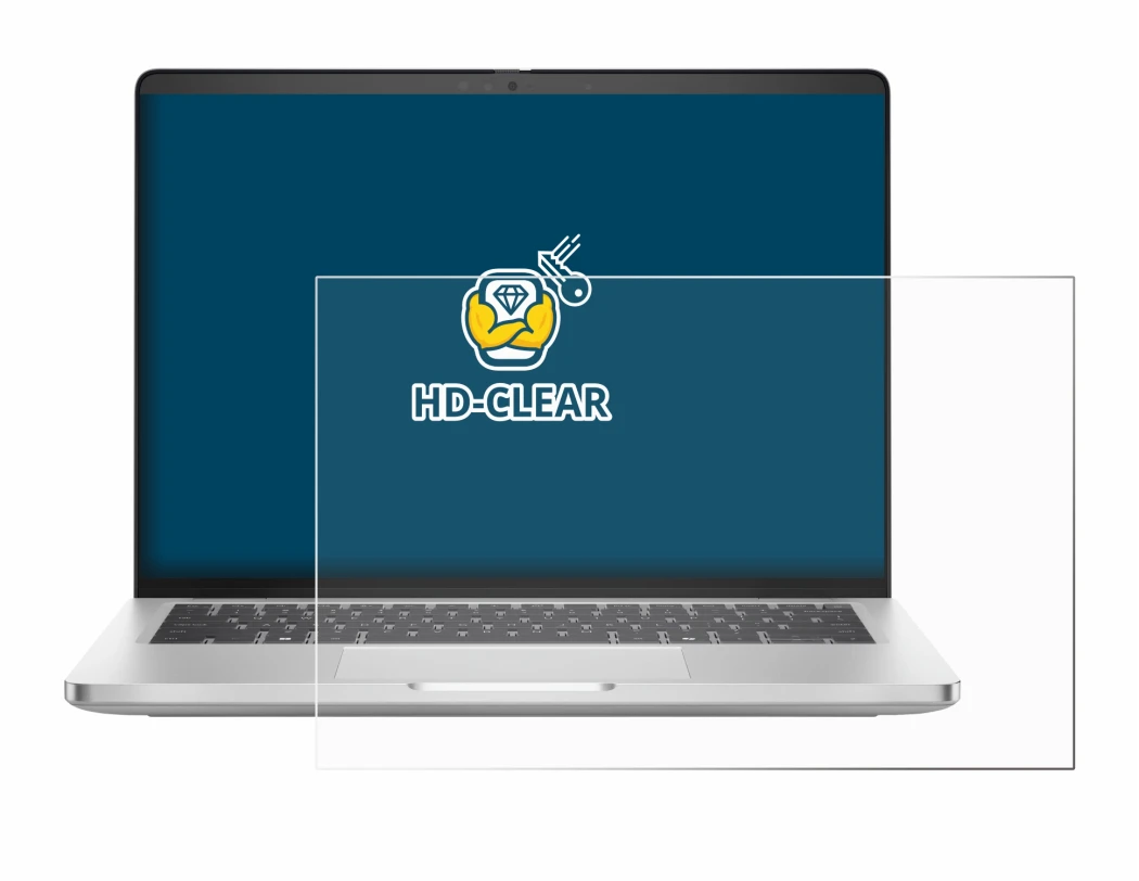 Image de l'appareil Dell Pro 14 Plus PB14250 avec une grande variété de protections d'écran.