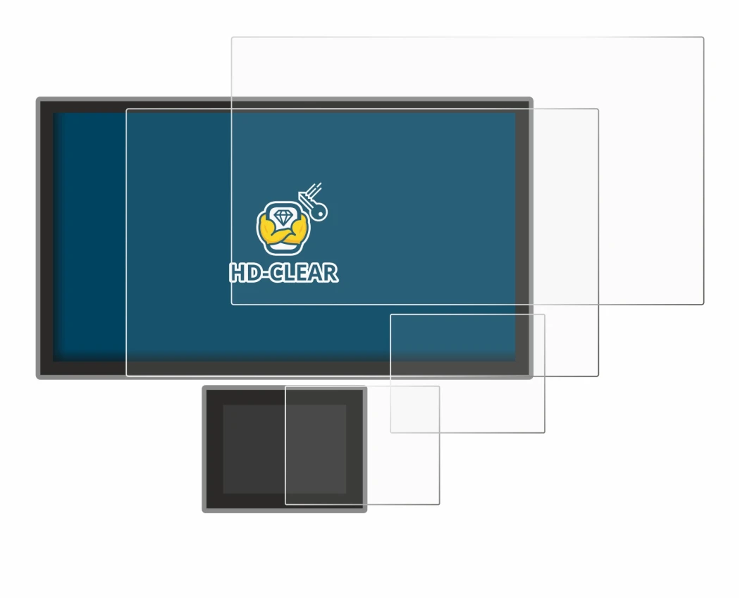 Image de l'appareil Icom IC-7760 avec une grande variété de protections d'écran.