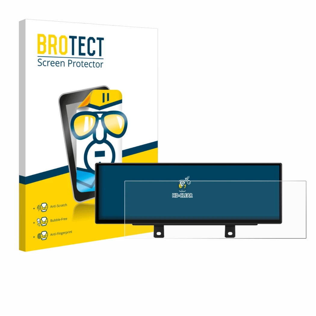 Face avant d’un emballage produit avec le logo de la marque BROTECT. À côté, l’appareil Xtrons QLB42THNBR est représenté avec