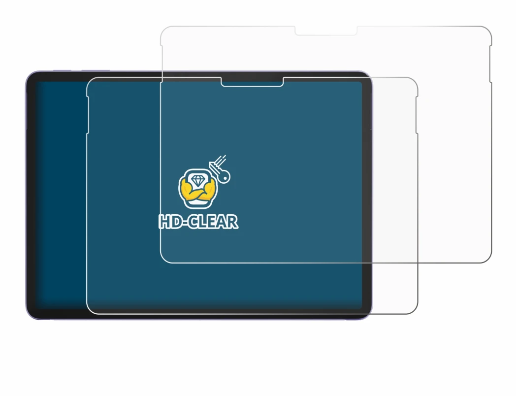 Image de l'appareil Microsoft Surface Pro 12 avec une grande variété de protections d'écran.