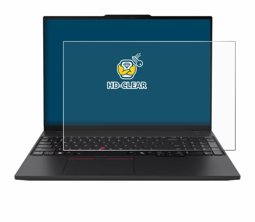 Image de l'appareil Lenovo ThinkPad P16s Gen 4 avec une grande variété de protections d'écran.