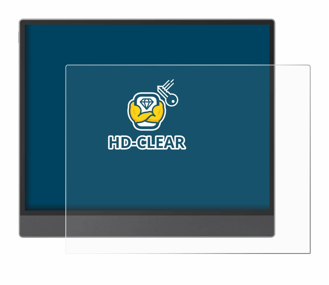Image de l'appareil Boox Tab X C avec une grande variété de protections d'écran.
