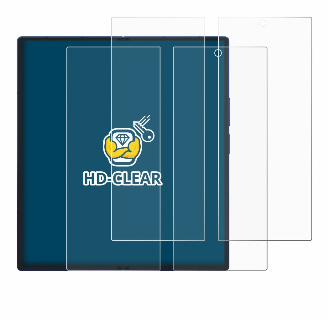 Image de l'appareil Samsung Galaxy Z Fold 7 (Affichage interne) avec une grande variété de protections d'écran.