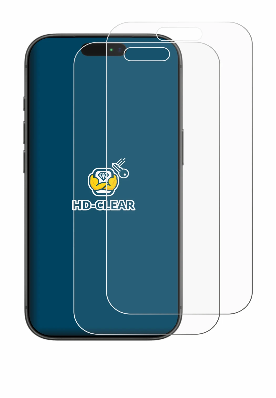 Image de l'appareil Apple iPhone 17 Pro avec une grande variété de protections d'écran.