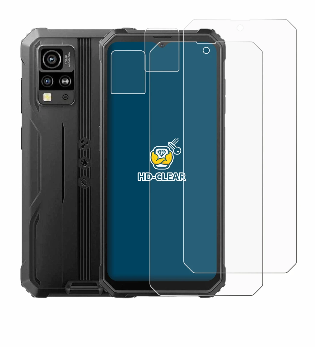 Image de l'appareil Blackview BV4800 SE (Avant+Caméra) avec une grande variété de protections d'écran.